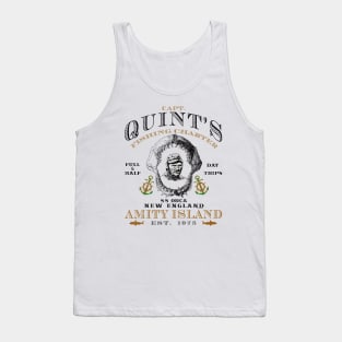 Captain Quint's Jaw Skull Lts Tank Top